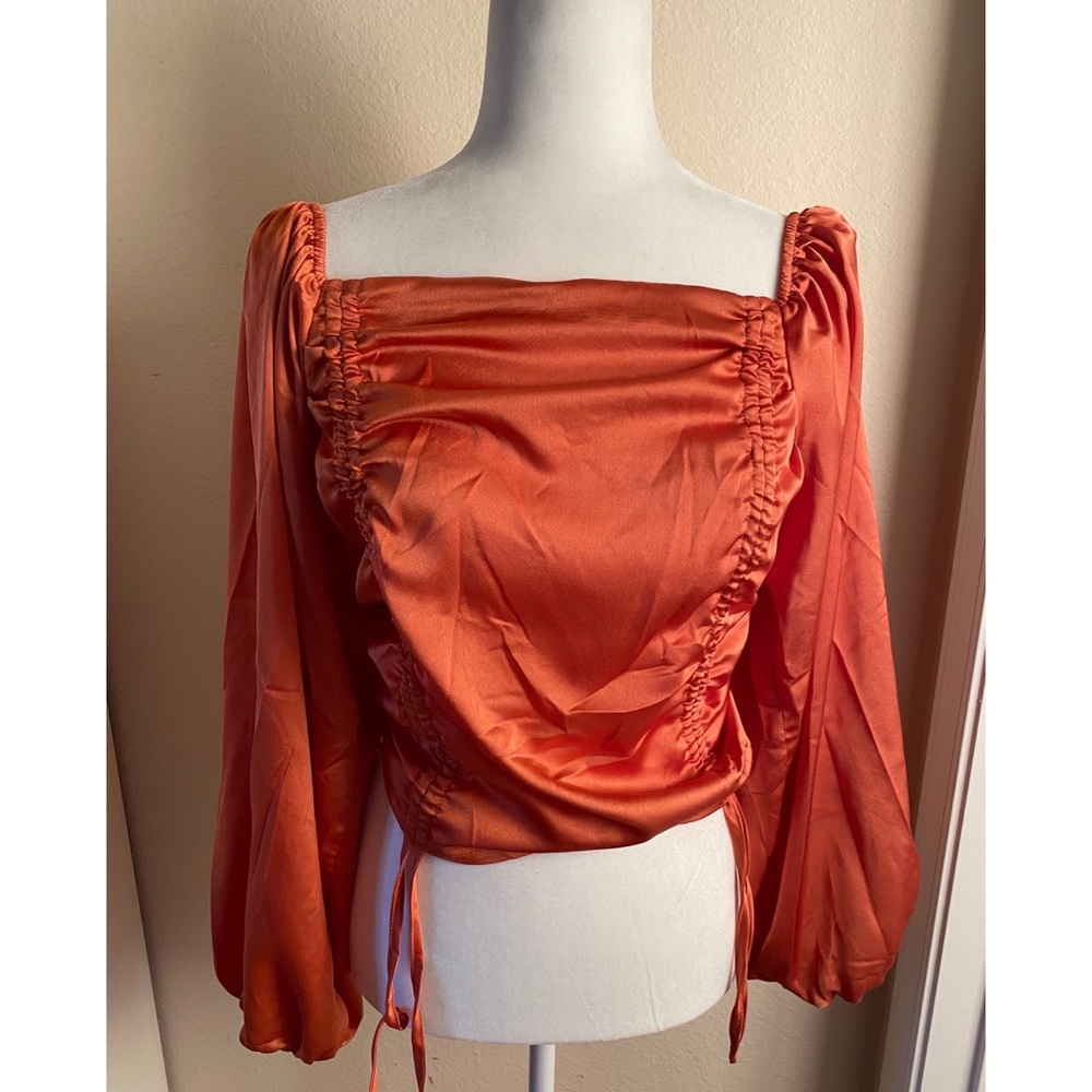 Rushed Draw String Blouse - image 1
